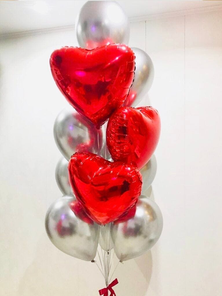 Romantic Balloon Bunch Valentine’s